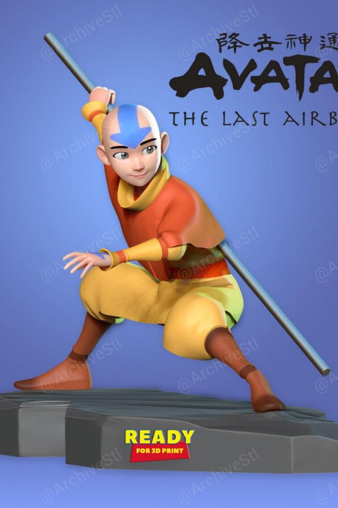 降世神通：最后的气宗 Avatar -The Last Airbender 3D打印图纸